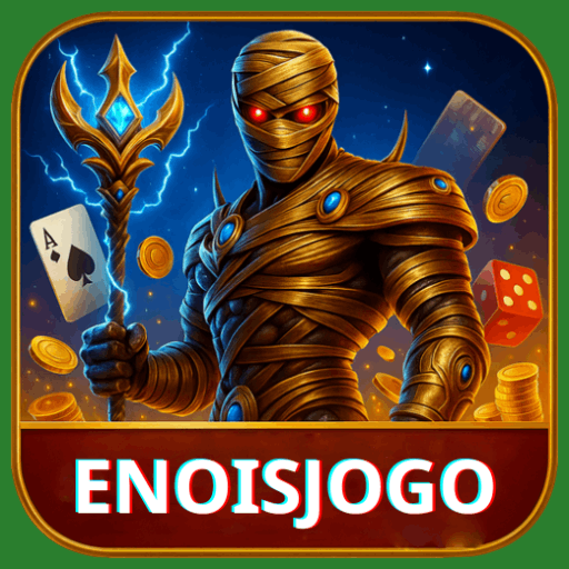Imagem promocional da ENOISJOGO mostrando a plataforma e suas vantagens